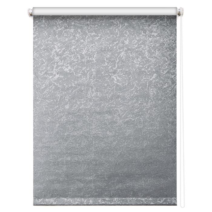 Рулонная штора блэкаут «Фрост», 48 х 175 см, цвет серый - Фото 1