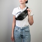 Сумка поясная "Цензура"", иск. кожа, черная - фото 24233790