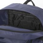 Рюкзак туристический, 30 л, отдел на молнии, наружный карман, 2 боковые сетки, цвет синий - Фото 4