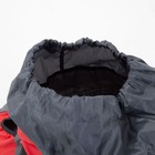 Рюкзак туристический, 60 л, отдел на шнурке, наружный карман, 2 боковых кармана, цвет серый/красный - Фото 5