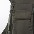 Рюкзак туристический, 70 л, отдел на шнурке, наружный карман, 2 боковых кармана, цвет олива - фото 6313724