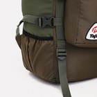 Рюкзак туристический, 80 л, отдел на шнурке, наружный карман, 2 боковых кармана, цвет олива - фото 6313730