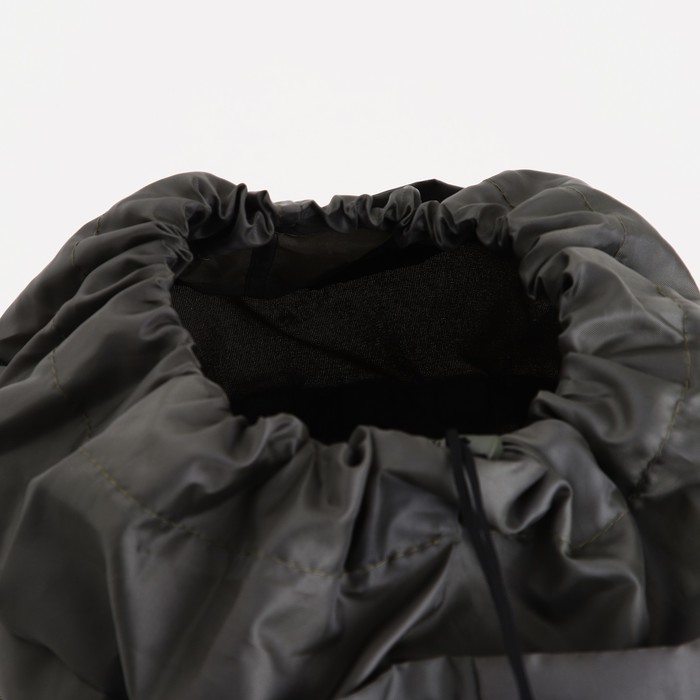 Рюкзак туристический, 80 л, отдел на шнурке, наружный карман, 2 боковых кармана, цвет олива - фото 1911463630