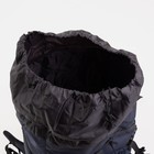 Рюкзак туристический, 90 л, отдел на шнурке, наружный карман, 2 боковые сетки, цвет синий/серый - фото 7542344