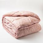 Одеяло  Elegance Line 140х 205 см, розовый, иск.лебяжий пух, пэ 350 гр/м2, пэ 100% - Фото 1