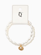 Браслеты на ногу «Жемчужина», набор 2 шт. белый, d=6.5 см - Фото 6