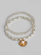 Браслеты на ногу «Жемчужина», набор 2 шт. белый, d=6.5 см - Фото 9