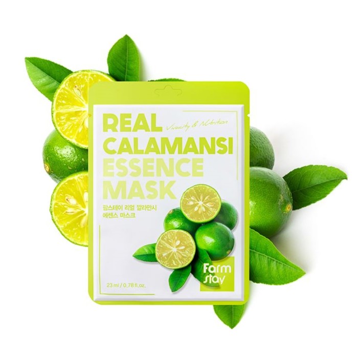 Тканевая маска для лица FarmStay с экстрактом каламанси 20363