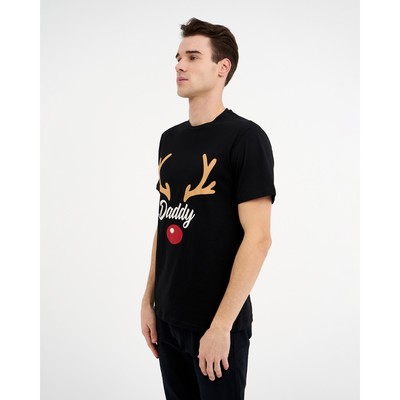 Футболка мужская KAFTAN: Xmas dad, размер 52