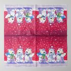 Салфетки бумажные «Белые медведи», 33х33 см - Фото 2