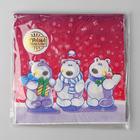 Салфетки бумажные «Белые медведи», 33х33 см - Фото 3