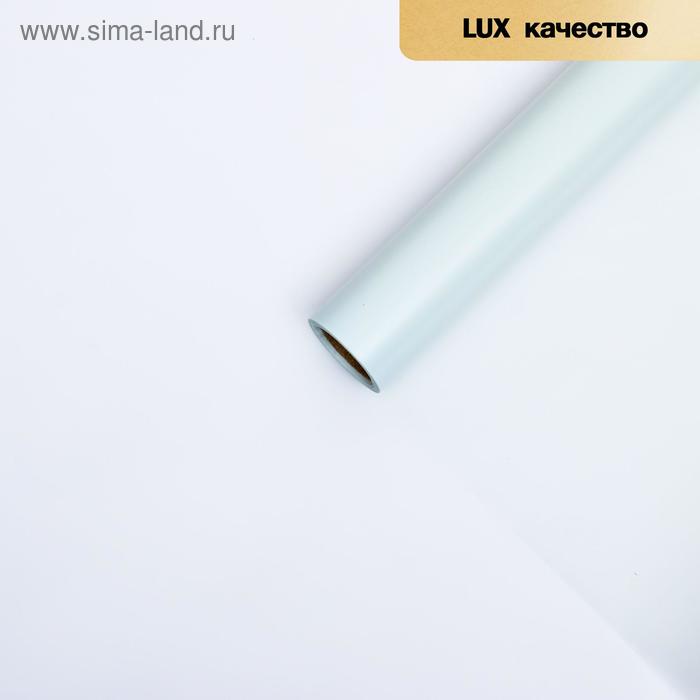 Пленка для цветов "Однотонная" голубой, 0,58 х 10 м - Фото 1