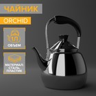 Чайник из нержавеющей стали Orchid, 1 л, цвет серебряный - Фото 1