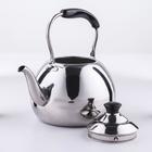 Чайник для плиты из нержавеющей стали Orchid, 3 л, индукция, цвет серебряный - Фото 2