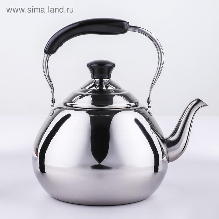 Чайник из нержавеющей стали Orchid, 4 л, цвет серебряный - Фото 1