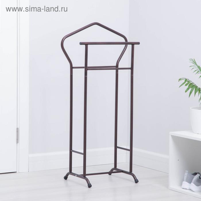 Вешалка костюмная, 37×34×104 см, медный антик - Фото 1