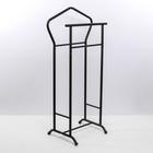 Вешалка костюмная, 37×34×104 см, чёрная - Фото 1