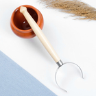 Горшочки для запекания Вятская керамика «Трио», набор 3 шт., ухват, 500 мл, терракота - Фото 3