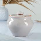 Горшочки для запекания Вятская керамика «Грозовое небо», набор 3 шт. 700 мл, ухват, серые - Фото 2