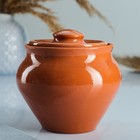 Горшочки для запекания Вятская керамика, набор 5 шт. с ухватом, 500 мл, оранжевые - Фото 2