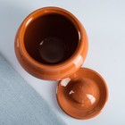 Горшочки для запекания Вятская керамика, набор 5 шт. с ухватом, 500 мл, оранжевые - Фото 4