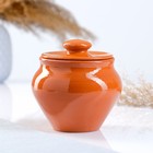 Горшочки для запекания Вятская керамика «Терракота», набор 6 шт. 500 мл, ухват, полка, оранжевые - Фото 2