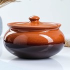 Набор посуды "Вятская керамика" 2,5л + 4х0,5л + ложка, традиционный - Фото 2
