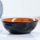 Набор посуды "Вятская керамика" 2,5л + 4х0,5л + ложка, черный - Фото 5