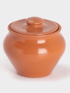 Горшочек под жаркое с крышкой Вятская керамика «Терракота», 700 мл, оранжевый - Фото 5