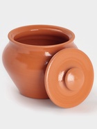 Горшочек под жаркое с крышкой Вятская керамика «Терракота», 700 мл, оранжевый - Фото 6