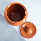 Горшок для запекания Вятская керамика, 900 мл, терракотовый - Фото 3