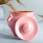 Набор "Вятская керамика Трио" 0,5лх3шт + ухват, розовый - фото 4310015