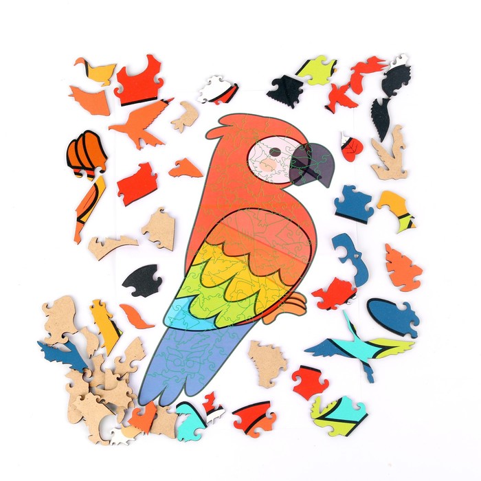 Супер пазл «Попугай» 47457
