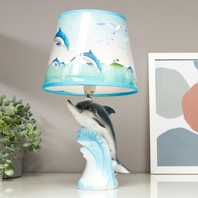 Лампа настольная "Дельфин"  E14 40Вт МИКС 20х20х35 см