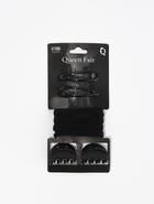 Набор для волос QF «Новия», 8 шт.: 2 невидимки 5 см, 4 резинки, 2 краба 3 см, чёрный - Фото 4