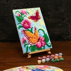 Картина по номерам на холсте с подрамником «Весенние бабочки» 20×30 см - Фото 2