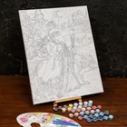 Картина по номерам на холсте с подрамником «Новый год! Дед Мороз», 40×50 см - Фото 4