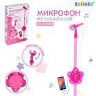 Микрофон «Волшебная музыка», цвет розовый - фото 3704672