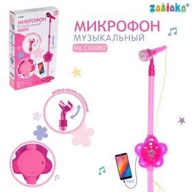Микрофон «Волшебная музыка», цвет розовый