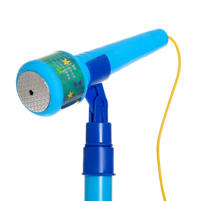 Микрофон «Волшебная музыка», цвет голубой - фото 1902741304