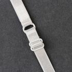 Бретели текстильные, пришивные, 1 см, 46 см, пара, цвет белый - Фото 2