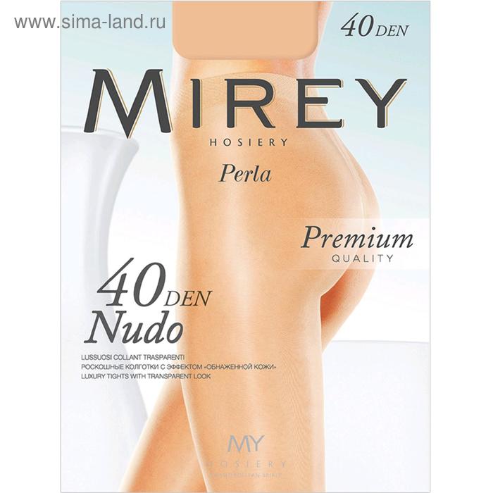 Колготки женские Mirey Nudo, 40 den, размер 2, цвет bronzo - Фото 1