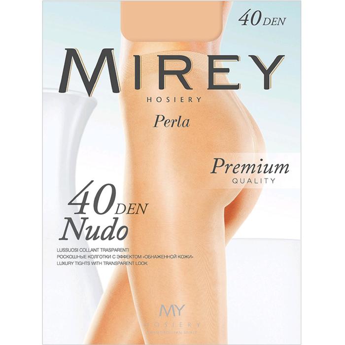 Колготки женские Mirey Nudo, 40 den, размер 5, цвет glace - Фото 1