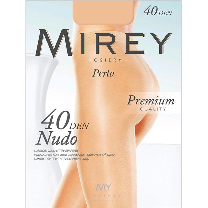 Колготки женские Mirey Nudo, 40 den, размер 2, цвет nero - Фото 1