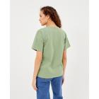 Футболка женскаяMINAKU OVERSIZE FIT: цвет белый, р-р 42 5114026 - фото 14615199