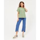 Футболка женскаяMINAKU OVERSIZE FIT: цвет белый, р-р 42 5114026 - фото 14615200