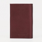 Обложка для паспорта TEXTURA, цвет бордовый - Фото 2
