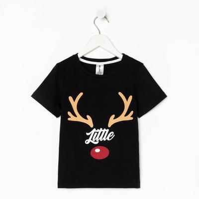 Футболка детская KAFTAN "Хmas litlle one" размер34 (122-128)