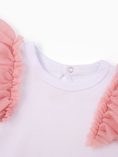 Боди для девочки «Крошка Я» Cute, рост 80-86 см, белое