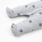 Комбинезон Крошка Я "Звездочки", серый, рост 68-74 см - фото 41415431